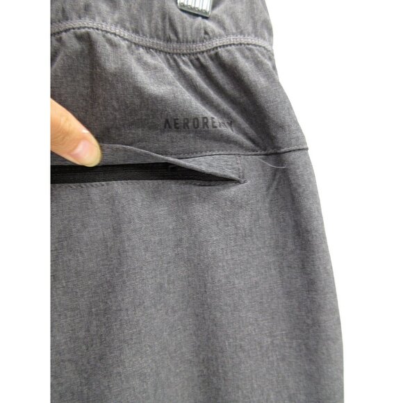 Adidas Pants Small Aeroready Joggers Drawstring Tapered Logo Gym Run - Picture 7 of 11